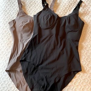 Knix Luxlift body suits, like new, black and lilac. NSPF home